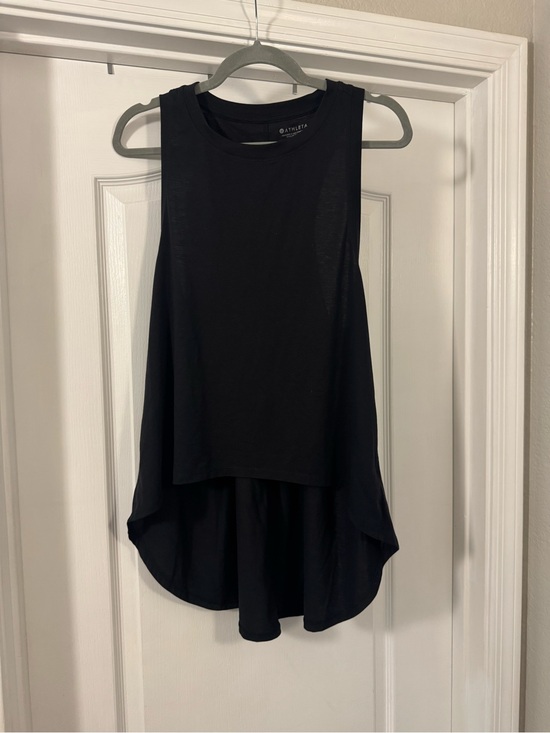 Athleta Tops - Athleta Black High-Low Tank Top